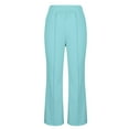 thumbnail image 5 of ManxiVoo Women High Waist Wide Leg Sweatpants Casual Comfort Solid Color Lounge Pants for Relaxation S Size Sky Blue, 5 of 6