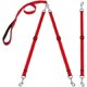 thumbnail image 5 of Correa para perro (roja), 1 Uds., correa para perro, 3 correas desmontables para perro, acoplador Triple ajustable, cuerda de tracción para caminar ER, 5 of 5