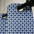 thumbnail image 3 of Ambesonne Navy Grommet Curtain, Old Rounds Oval, 50" x 120", Royal Blue White, 3 of 6