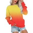 thumbnail image 1 of 50 % de Réduction sur Chandail en Molleton Surdimensionné pour Femmes 2023 Col Rond Mode Décontractée Manches Longues Imprimé Chandail en Molleton Haut Blouse, 1 of 3