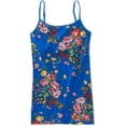 thumbnail image 1 of Aeropostale - Camiseta sin mangas con estampado floral para mujer, elástica, color azul, pequeña Aeropostale Cami, 1 of 1