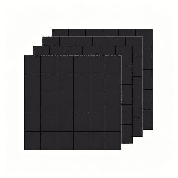 HBMYN Square Flexible Magnets with Adhesive Backing (36Pcs) Magnetic Tape Magnet Strips for Whiteboard, Fridge-Stickers for Organization-Classroom Supplies (0.8"X0.08"/2X0.2Cm)
