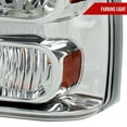 thumbnail image 5 of Crystal Clear Headlights (Chrome Housing/Clear Lens) Made for and Compatible with 1999-2004 Ford Excursion/F-250/F-350/F-450/F-550, 5 of 9