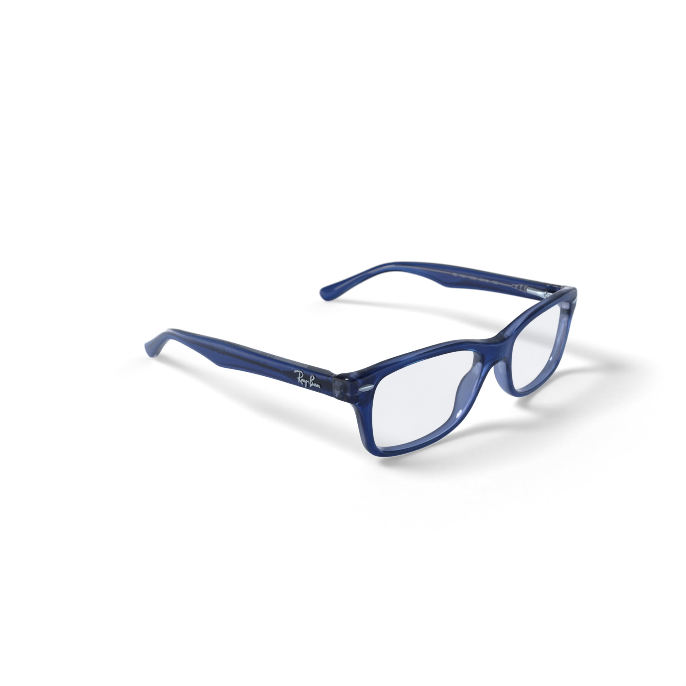 Ray-Ban Youth Size 48 0RY1531 Prescription Eyeglasses with Case, Top Dark Blue/Brown/Light Grey
