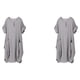 thumbnail image 4 of Minnieouse Lady Loose Dress Ropa de manga corta Primavera Verano Retro Robe Irregular Vestidos casuales Moda para club Type9 NO9, 4 of 6