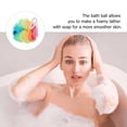 thumbnail image 3 of Shower Loofah Bath Body Sponge Mesh Exfoliating Ball Pouf Scrubber Puff Loofahs Sponges Balls Bathing Lufa Exfoliator, 3 of 7