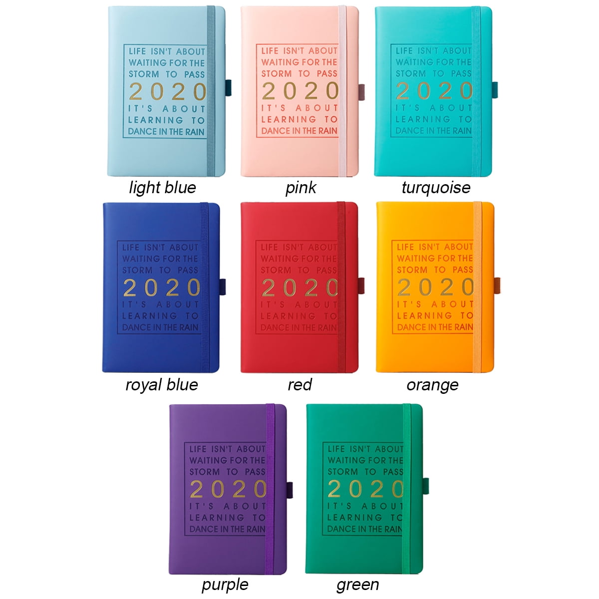 2020 Agenda Notebook A5 Leather Planner Organizer Diary Schedule