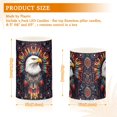 thumbnail image 6 of Yayeee Flameless Candles with Remote Flickering Battery Operated Multi Color Changing, Brown Abstract Eagle, 6 of 7