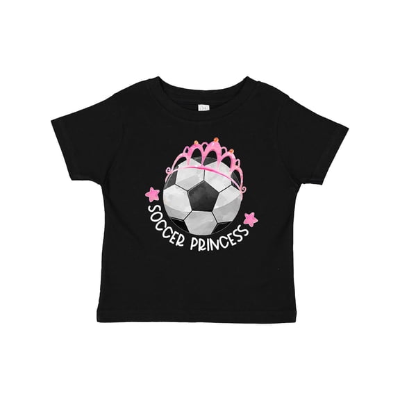 Inktastic Soccer Princess- Tiara Girls Baby T-Shirt