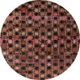 thumbnail image 1 of Ahgly Company Indoor Round Abstract Red Abstract Area Rugs, 4' Round, 1 of 6