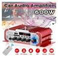 thumbnail image 2 of HY60 600W 2CHHifi Audio Home Digital Amplifiers Car Audio Bass Power Amplifier Mic FM USB SD Radio Subwoofer Speakers ,Scalable Fun, 2 of 7