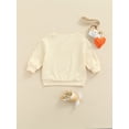 thumbnail image 4 of Kiapeise Toddler Baby Sibling Matching Clothes Long Sleeve Letters Print Pullover Sweatshirt Tops for Sister Brother Outfit, 4 of 8