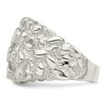 thumbnail image 4 of Auriga 925 Sterling Silver Nugget Ring Size 9 for Men, 4 of 6