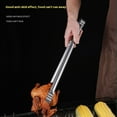 thumbnail image 4 of Extended 45CM Stainless Steel BBQ Tongs - Food-Safe Kitchen & Outdoor Grilling Clip for Meat, Vegetables - Long Handle Cooking Utensil, Easy Clean, Versatile Use, 4 of 9
