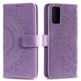 thumbnail image 1 of Imprint Leather Wallet Phone Cover for Samsung Galaxy A41, 1 of 5