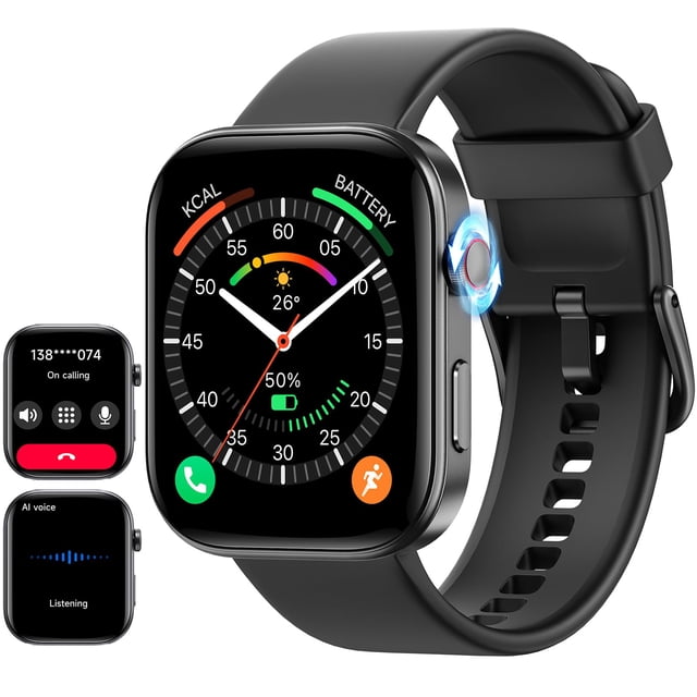 Reloj inteligente aeac con pantalla AMOLED de 1,99 pulgadas, 3 ATM, resistente al agua