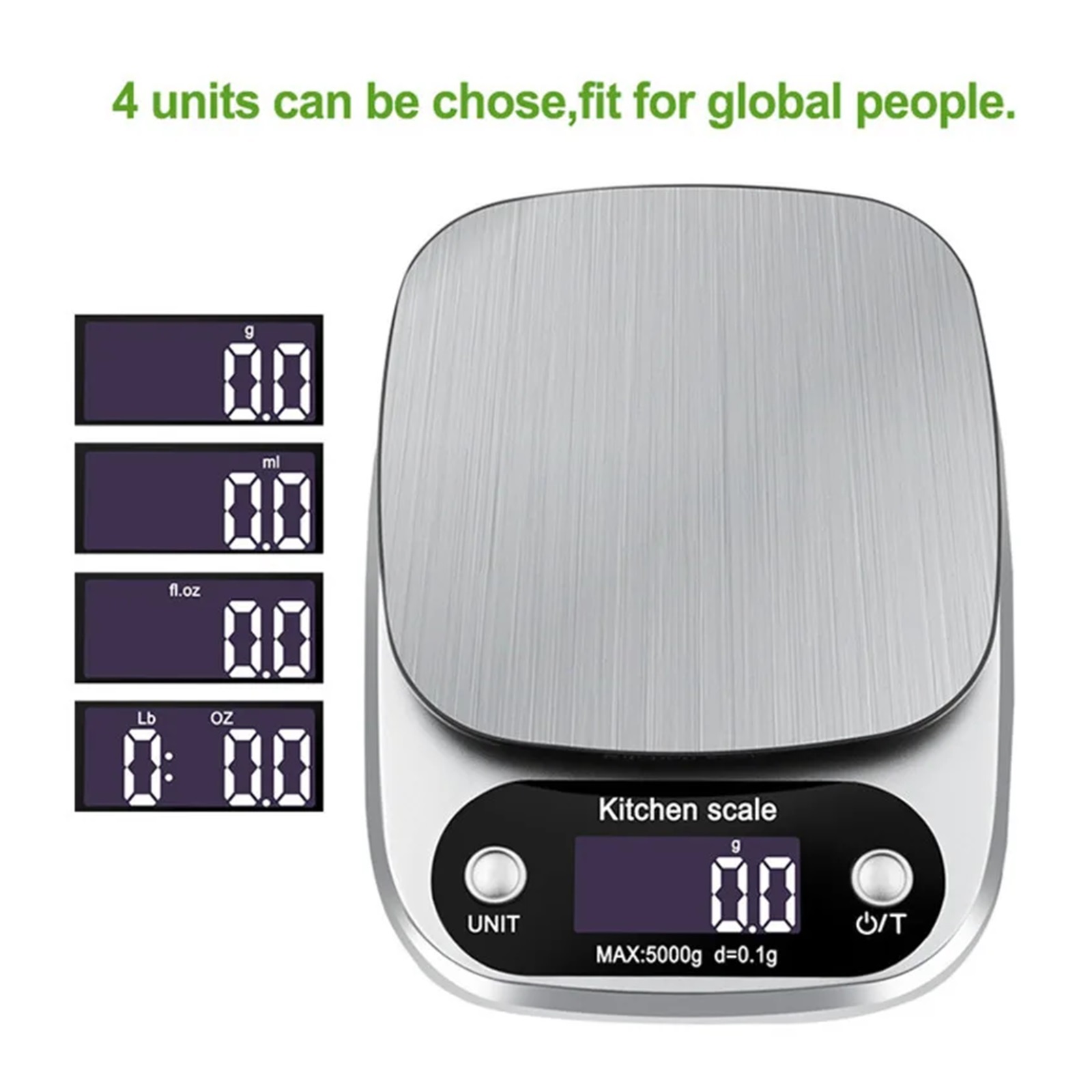 Digital 0.01g/1g Stainless Steel Kitchen Scales Cake Electronic Scale Measuring Weight Housewares Balance Precision Tool Kichen - High Precision