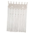 thumbnail image 1 of Cortina de macramé para puerta, manualidades, decoración del hogar, decoración de pared, borlas, estilo bohemio Tipo A, 1 of 9