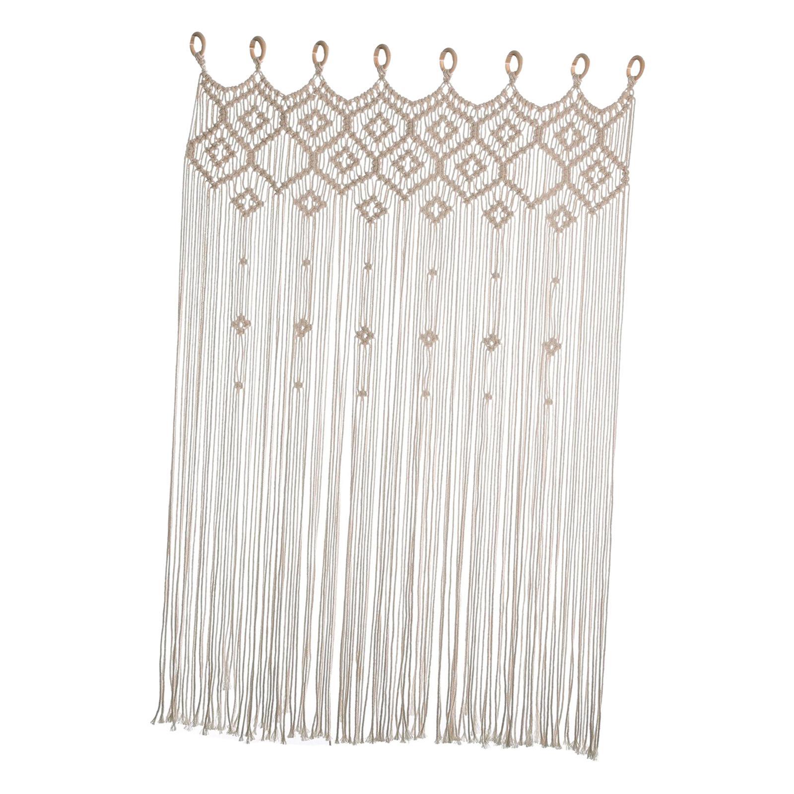 Elite DECORIO Handmade Macrame Wall Hanging - Boho Chic Geometric Wall Art For Room Decor