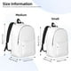 thumbnail image 2 of Balery White Mochila Clásica Impresa Básica para Viaje, Mochila Escolar Resistente al Agua, Mochila de Lona con Correas Ajustables-Small, 2 of 5