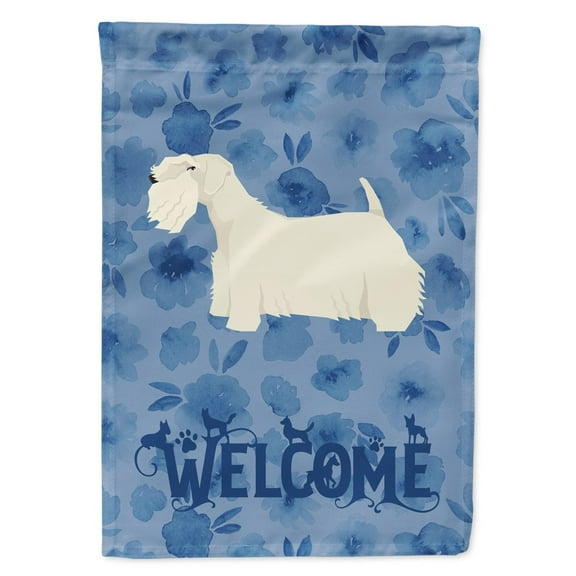 Carolines Treasures CK6265CHF Sealyham Terrier Welcome Flag Canvas House Size Large multicolor