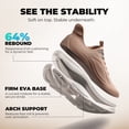 thumbnail image 2 of ALLSWIFIT Men's Slip-On Walking Shoes Wide Toe Box | Hands-Free Barefoot Feel, Cushioned Running Sneakers with Arch Support for Gym & Tennis, 2 of 9