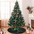 thumbnail image 7 of Sikiie Space Dino Cartoon Black 30-48 inches {designName} Print Christmas Tree Skirt Snowman Xmas Tree Skirt with Edge Christmas Decorations for Holiday Party36", 7 of 7