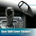 thumbnail image 2 of Vehicle ABS Gear Shift Knob Panel Cover Carbon Fiber Pattern Sticker for BMW F20 F30, 2 of 6