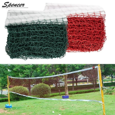 Spencer Portable Badminton Net Square Mesh Standard Braided Badminton Volleyball Training Tools Outdoor Sports 6.1*0.76M (Best Trainers For Badminton)