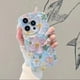 thumbnail image 5 of Funda de teléfono con flores pintadas Kawaii Girl para iPhone 14, 13, 12, 11 Pro Max, Mini, X, XS, XR, 6, 7, 8 Plus, funda trasera Y2k coreana con correa, 5 of 5