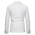 thumbnail image 6 of APEXFWDT Mens Casual Sport Coat Blazer One Button Business Suit Jacket Slim Fit Daily Lightweight Jackets, 6 of 6