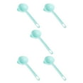thumbnail image 1 of Electronicheart 1 Pcs Soup Spoon Kitchen Filter Scoop Soup Residue Strainer Spoon PP Plastic Separation Spoon Colander Kitchen Tools blue 5Set, 1 of 6
