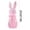 Pink, variant on High-End Easter Bunny Statue with Bow, Soft Flocked Foam Decoration for Home Garden, Courtyard, Children's Room, Holiday Celebrations, and Gift Wrapping