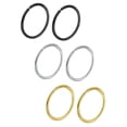 thumbnail image 1 of Ensemble de 6 Anneaux de Nez Ronds Non Percés à Clipser, Anneau de Septum Non Perçant, Anneau de Nez Initial, Anneaux de Lèvres pour Femmes, Couvre-Nez 16 Gauge, Anneau de Nez pour Piercings de Peau, 1 of 4