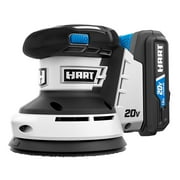 HART 20-Volt Cordless Random Orbit Sander and Dust Bag Kit (1) 20-Volt 1.5 Lithium-Ion Battery