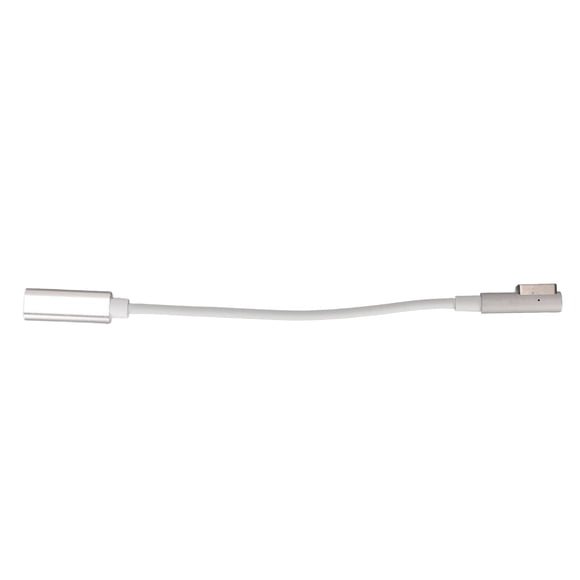 Cable de carga rápida PD para computadoras portátiles con sistema operativo de 1.ª y 2.ª generación Tipo C hembra a Magsafe 1/2 macho con carcasa de aluminio Tipo C a Magsafe 1
