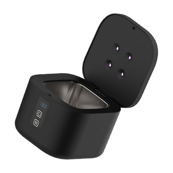 Ultrasonic Retainer Cleaner Machine with UV Light Digital Timer for Denture Mouth Guard