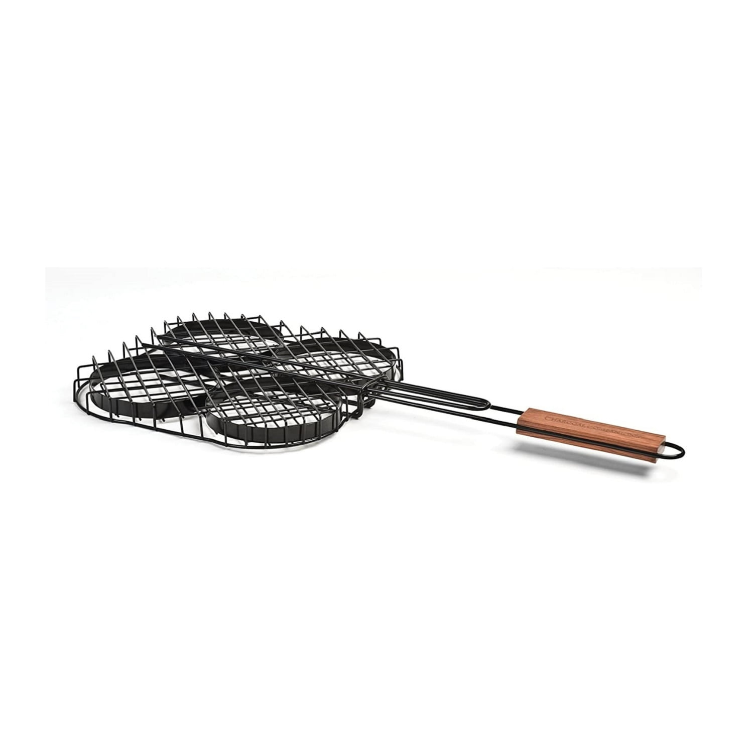 Charcoal Companion Nonstick Hamburger Grilling Basket