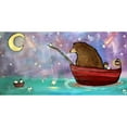 thumbnail image 3 of Doss, Andrea 18x11 Black Modern Framed Museum Art Print Titled - Bear Boat, 3 of 5