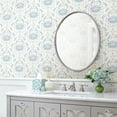 thumbnail image 2 of Chesapeake Annapolis Light Blue Crustacean Prepasted Non Woven Blend Wallpaper, 20.5-in by 33-ft, 56.4 sq. ft., 2 of 3