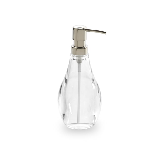 Bomba de jabón Umbra Droplet, acrílico transparente, 285 ml, 19 cm