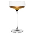 thumbnail image 3 of Barski  Handmade Glass Champagne Saucer with Gold Dipped Bottom, 3 of 5