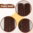 thumbnail image 6 of 2 Pair Office Chair Armrest Pad Elbow Support Velvet Material Comfortable Fit for Dining and Gaming Chairs, 6 of 9