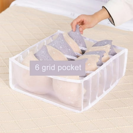

Folding Drawer Storage Box Compartmental Wardrobe Storage Organizer Cube Basket Bins Containers Divider with Drawers for Underwear Bras Socks Ties Scarves