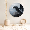 thumbnail image 5 of Gaeub Valley Gray Dragon Print Ceramic Plate,Dinner Plates,Bone China Decorative Plates with Display Stand,Art Ceramic Ornaments for Wall Hanging Decoration-10in, 5 of 6