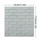 thumbnail image 3 of RKSTN peel and stick wallpaper DIY 3D Brick PE Foam Wallpaper Panels Room Decal Stone Decoration Embossed, 3 of 3