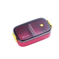 thumbnail image 1 of Bento Box Japanese Style Portable Outdoor Stainless Steel Plastic Thermal Lunch Box for Kids with Compartment Food Boxs red plastic 2, 1 of 6