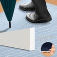thumbnail image 5 of Wavy White Lines Pattern Versatile Absorbent Door Mat, Non-Slip, Easy to Clean 32''x20'', 5 of 8