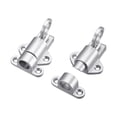 thumbnail image 4 of Uxcell Automatic Spring Loaded Latch Pin, 3Pcs - Aluminum Alloy Round Tip of Pin Upward for Balcony Window (Silver Gray), 4 of 6