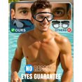 thumbnail image 2 of Pack de 2 gafas de natación Rantizon, visión amplia, antivaho, UV, para adultos, 2 of 7